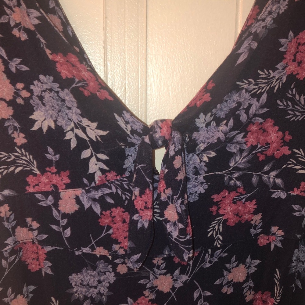 American Eagle Outfitters Pink Flutter Sleeve Mini Dress - Picture 3 of 8